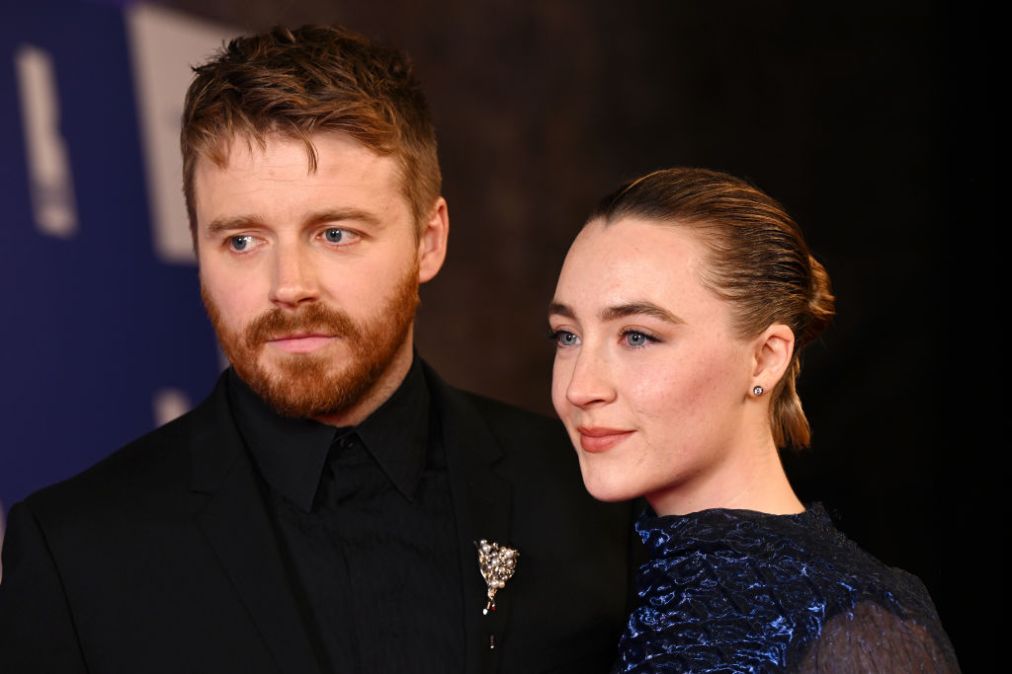 Jack Lowden and Saoirse Ronan attend the 27th British Independent Film Awards
