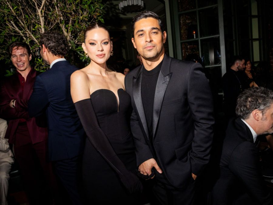 Amanda Pacheco and Wilmer Valderrama attend Netflix's Golden Globe Afterparty 2025