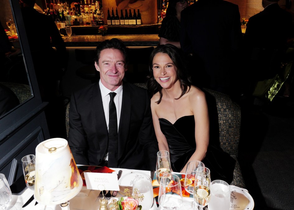 Hugh Jackman and Sutton Foster.