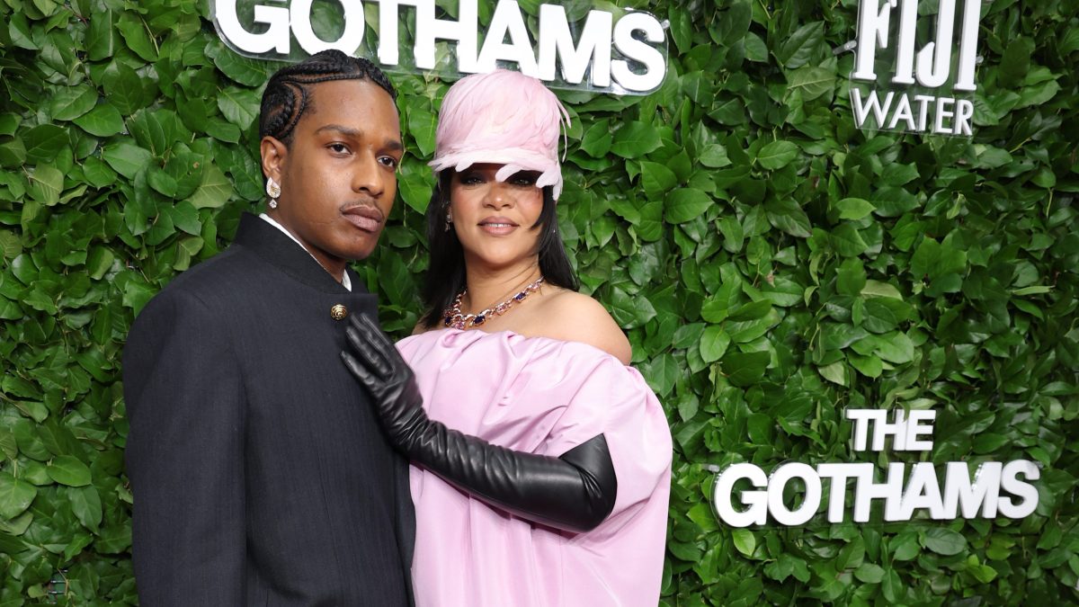 A$AP Rocky and Rihanna.