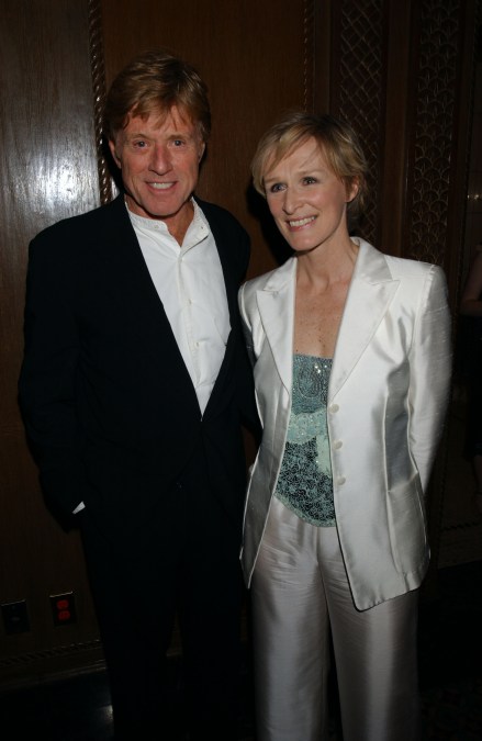 Robert Redford and Glenn Close