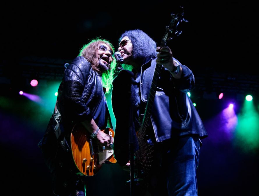 Ace Frehley and Gene Simmons