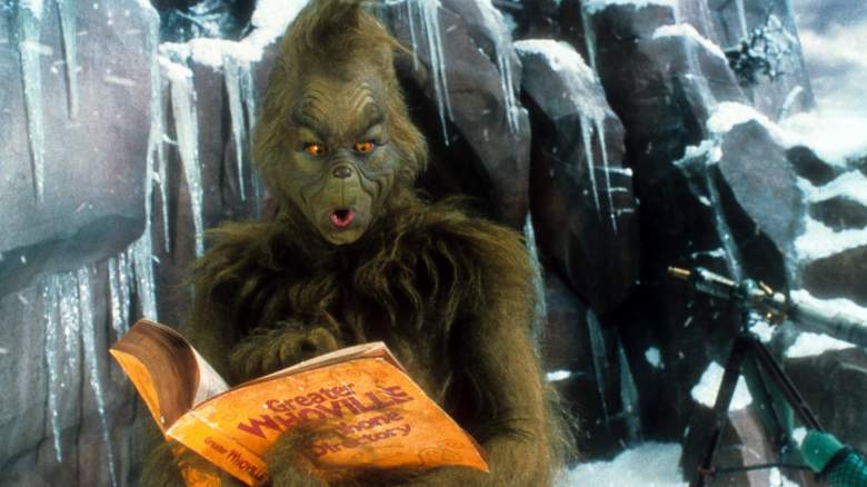 Jim Carrey as the Grinch in the 2000 film "How The Grinch Stole Christmas"