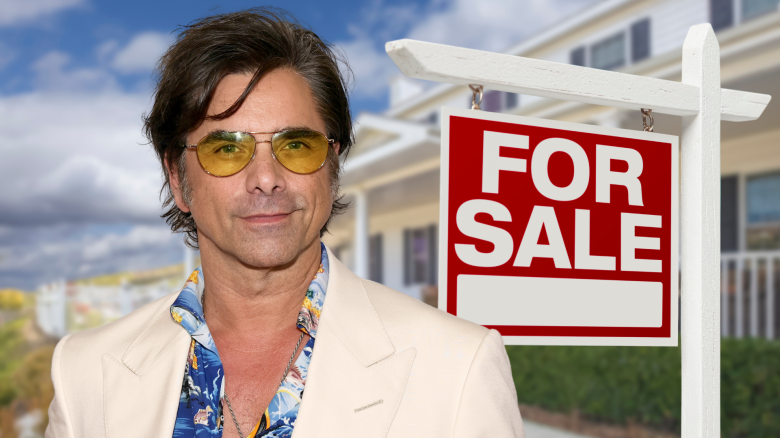 John Stamos & for sale sign