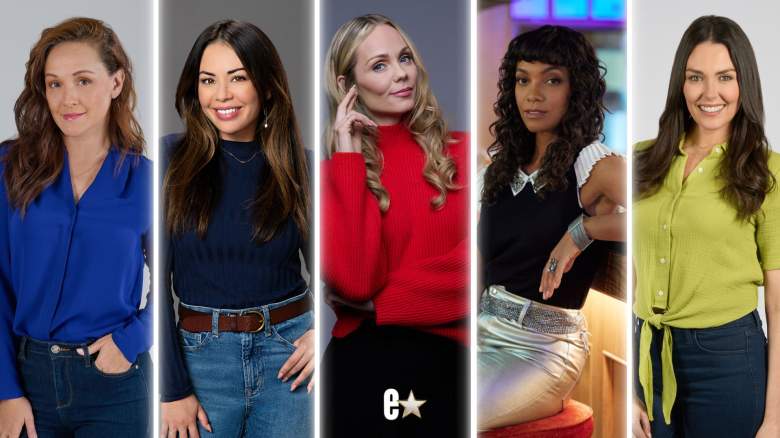 Hallmark stars Crystal Lowe, Janel Parrish, Laura Vandervoort, Lyndie Greenwood, and Taylor Cole