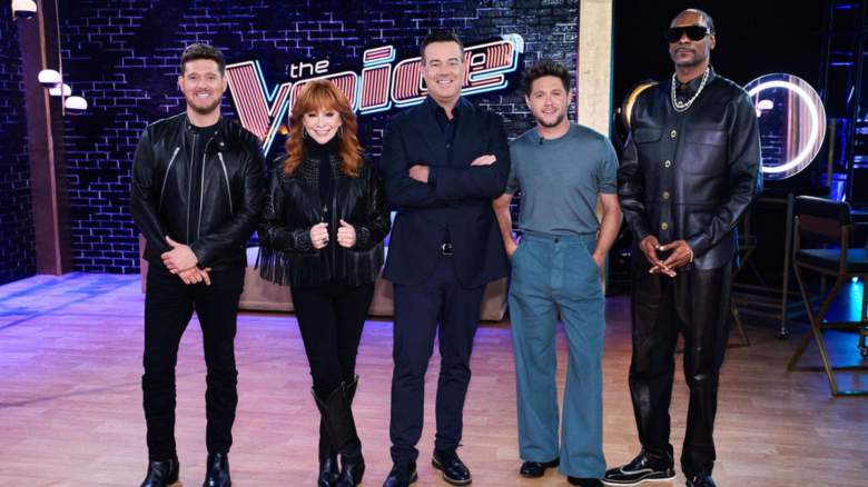Michael Buble, Reba McEntire, Carson Daly, Niall Horan, Snoop Dogg