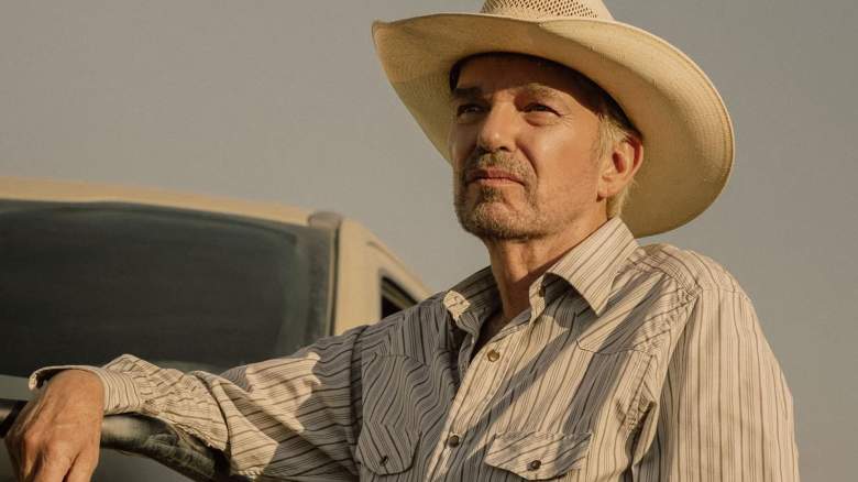 Billy Bob Thornton on the set of Landman