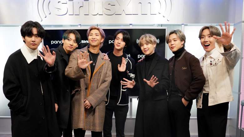 K-pop boy band BTS visit the SiriusXM Studios