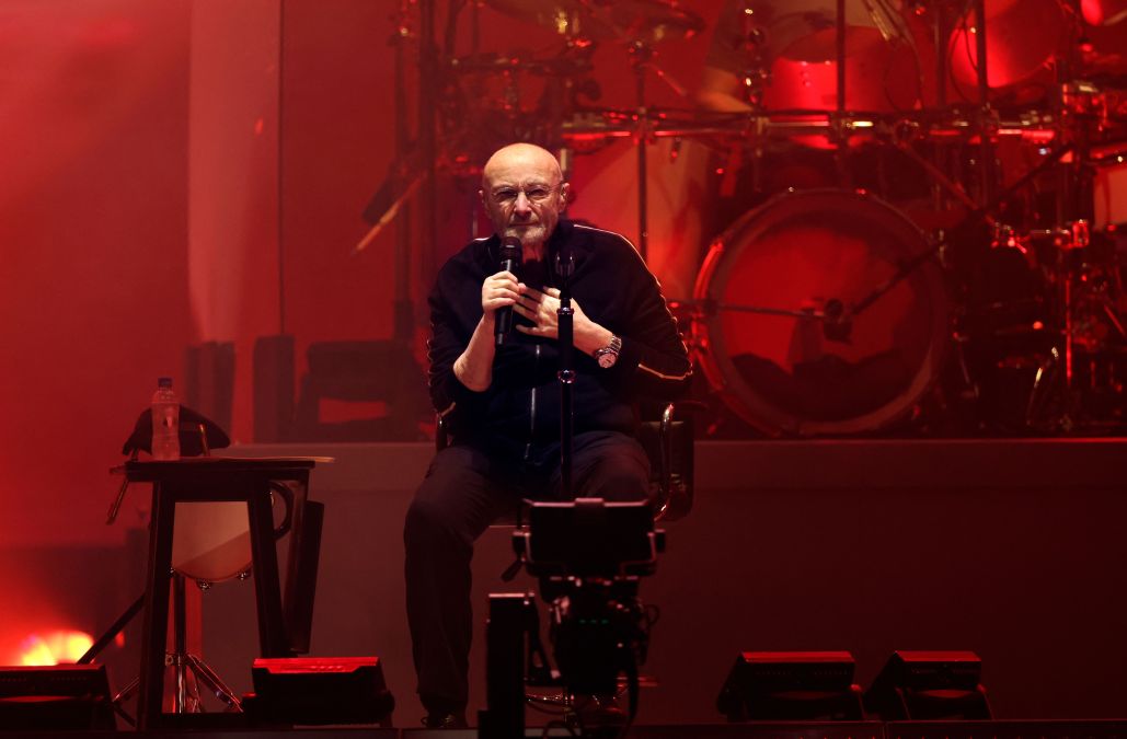 British singer Phil Collins 