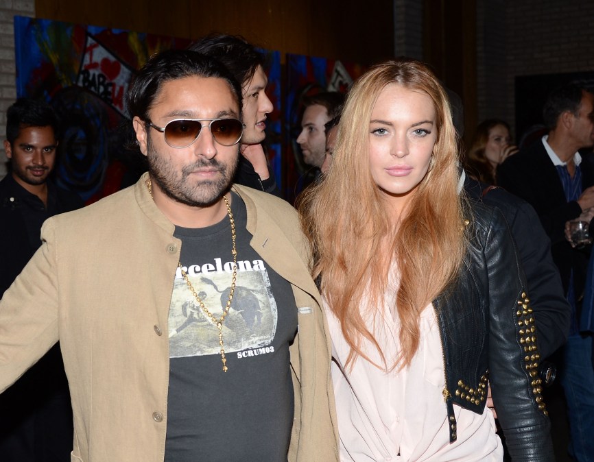 Vikram Chatwal Lindsay Lohan