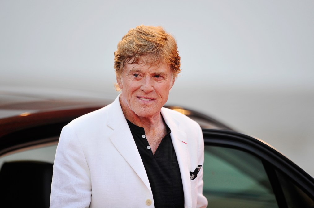 Robert Redford smiling 