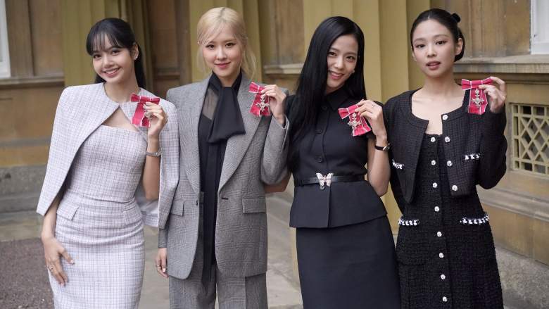 (left to right) Lisa (Lalisa Manoban), Rose (Roseanne Park), Jisoo Kim and Jennie Kim, from the K-Pop band Blackpink