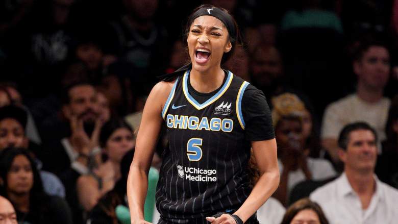 Angel Reese #5 of the Chicago Sky