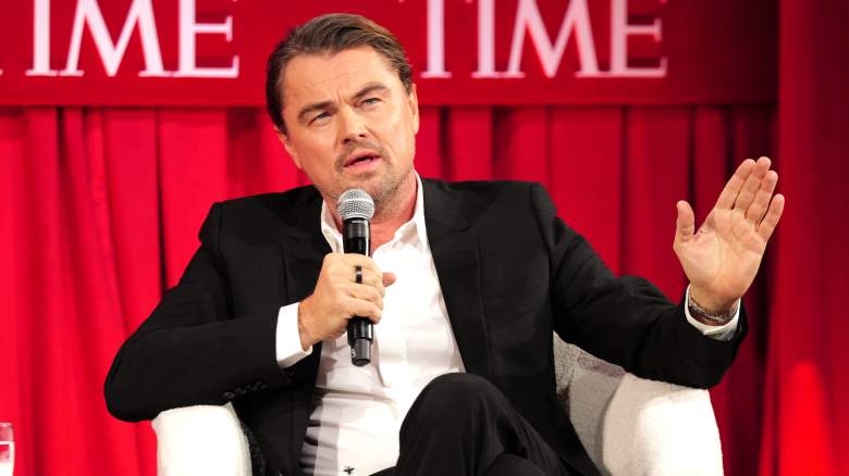 Leonardo DiCaprio speaks onstage during the 2025 A Year In TIME Event