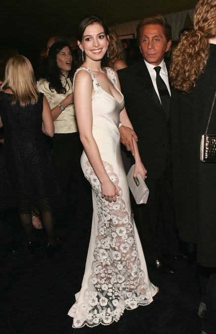 anne hathaway 
Valentino Garavani