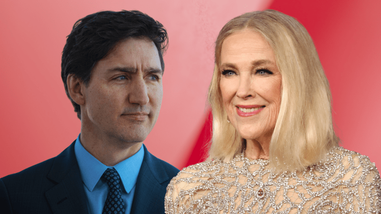 Justin Trudeau and Catherine O'Hara