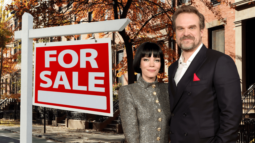 Lily Allen and David Harbour