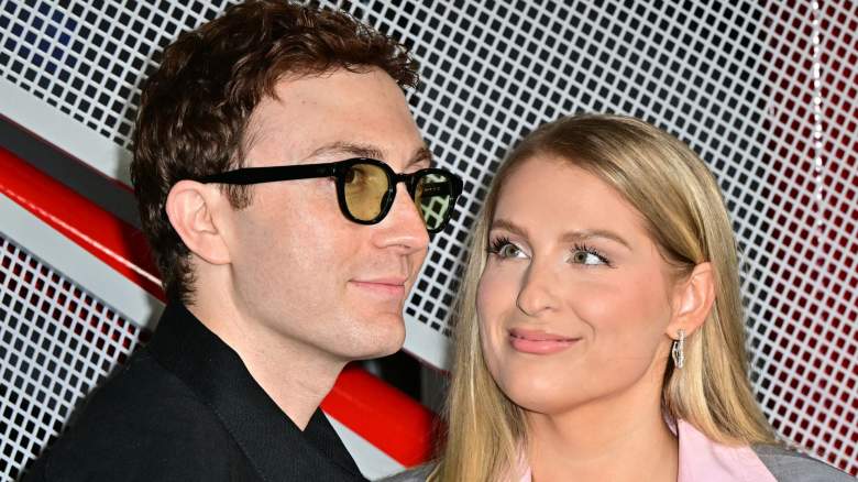 Meghan Trainor (R) and husband US actor Daryl Sabara