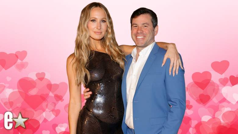 Nikki Glaser and Chris Convy smiling and posing for photos