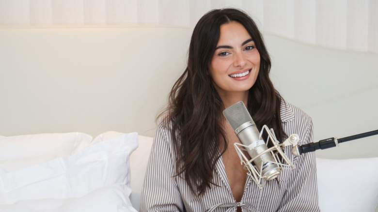 Paige DeSorbo partners with Hilton and Calm on Exclusive Sleep Story at Waldorf Astoria Hotel on October 09, 2025 in New York City