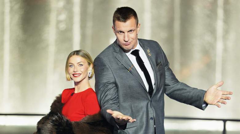 Julianne Hough poses with Rob Gronkowski.