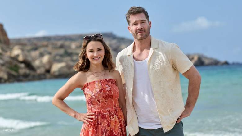 Luke Macfarlane and Rachael Leigh Cook