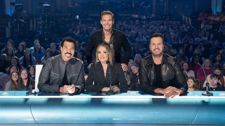 LIONEL RICHIE, CARRIE UNDERWOOD, RYAN SEACREST, LUKE BRYAN