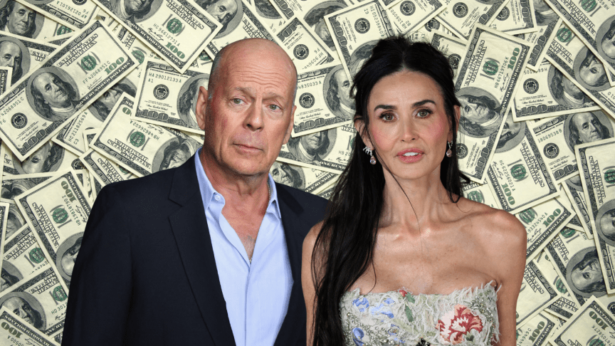 Bruce Willis and Demi Moore