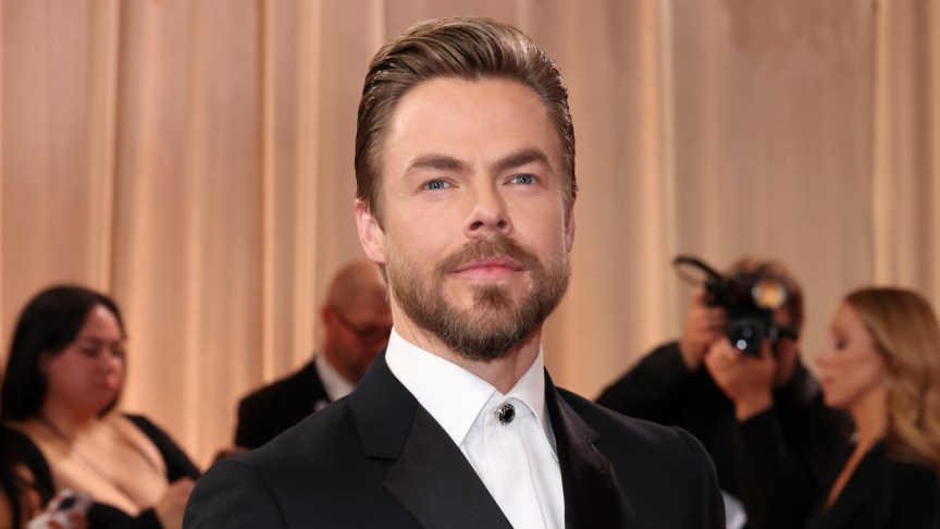 Derek Hough attends an event