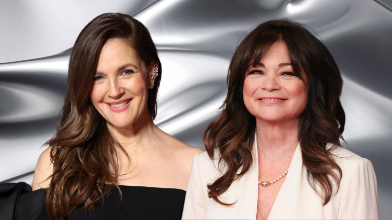Drew Barrymore and Valerie Bertinelli