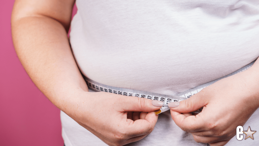 photo showing a woman with a tape measure