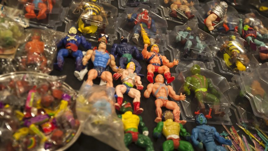 "Masters of the Universe" toys.