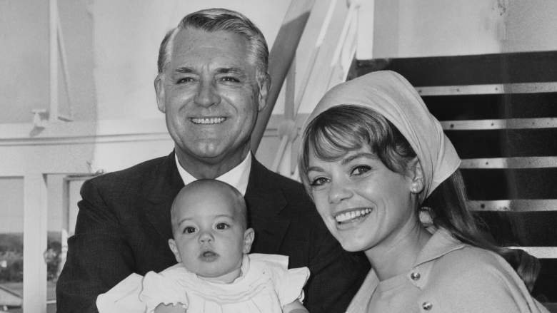Cary Grant, Dyan Cannon, and Jennifer Grant in 1966.