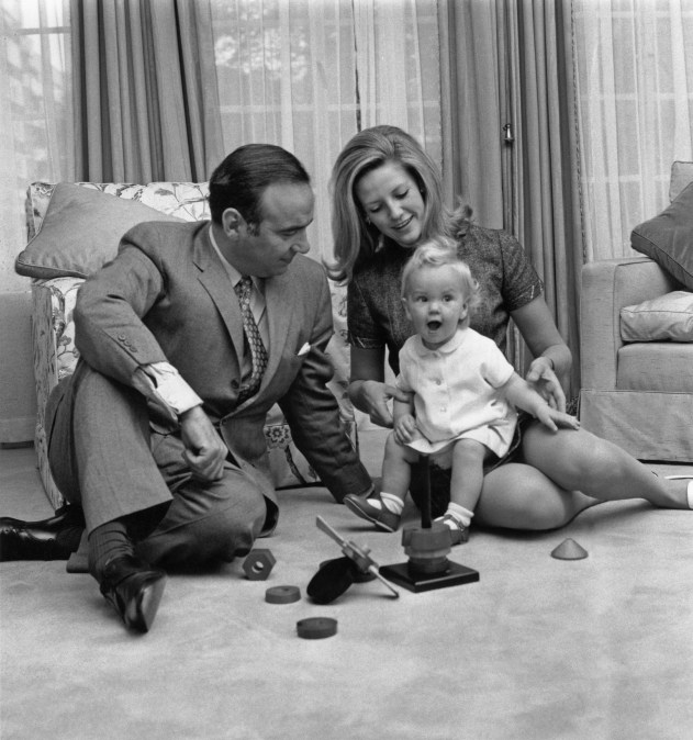 Rupert Murdoch, Anna Murdoch, and Elisabeth Murdoch