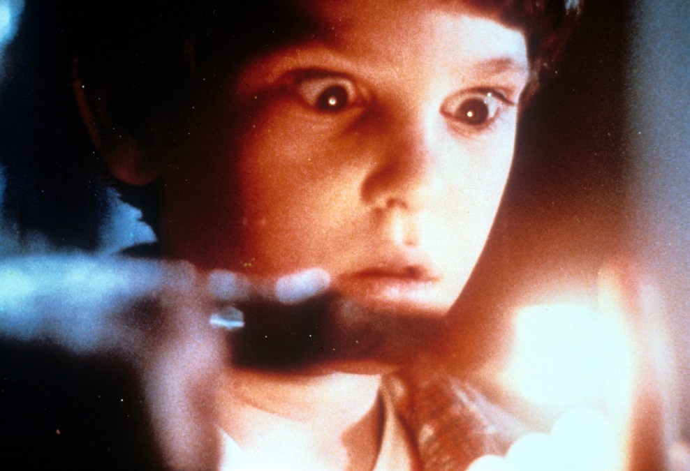 Henry Thomas in "E.T. the Extra-Terrestrial" (1982).