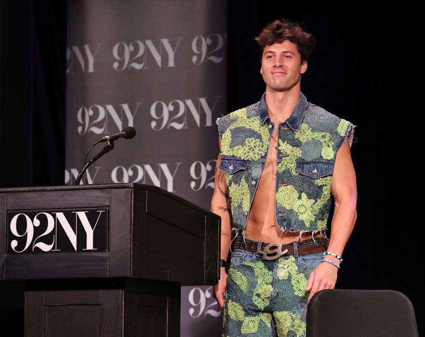 Rob Rausch onstage at an event 