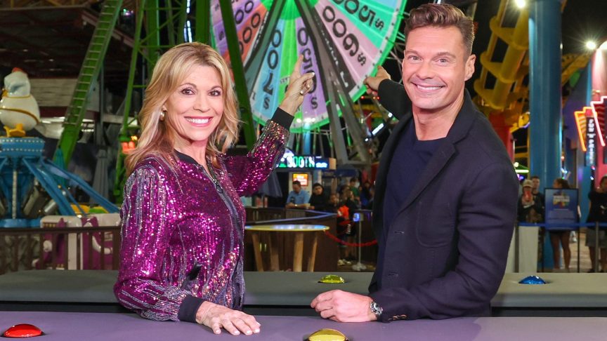 Vanna White and Ryan Seacrest
