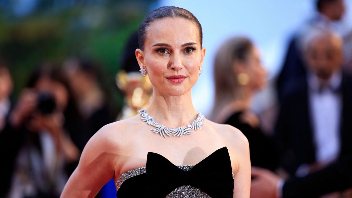 US-Israeli actress Natalie Portman arrives for the screening of the film "Arco" at the 78th edition of the Cannes Film Festival in Cannes, southern France, on May 16, 2025.