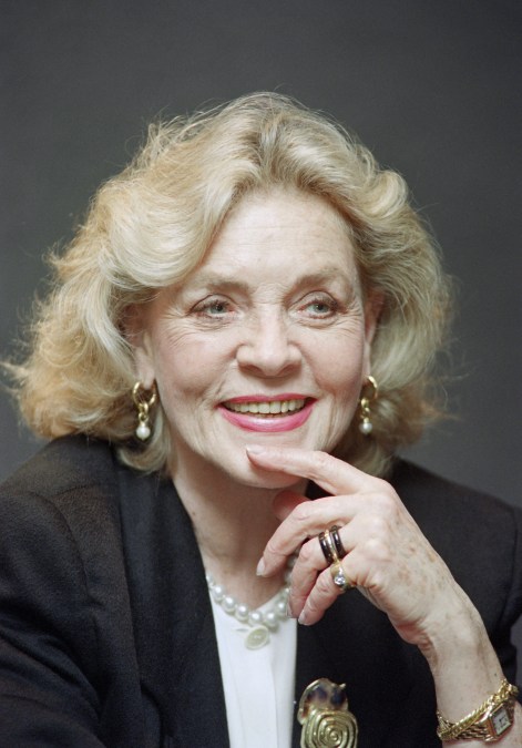 Lauren Bacall in 1990.