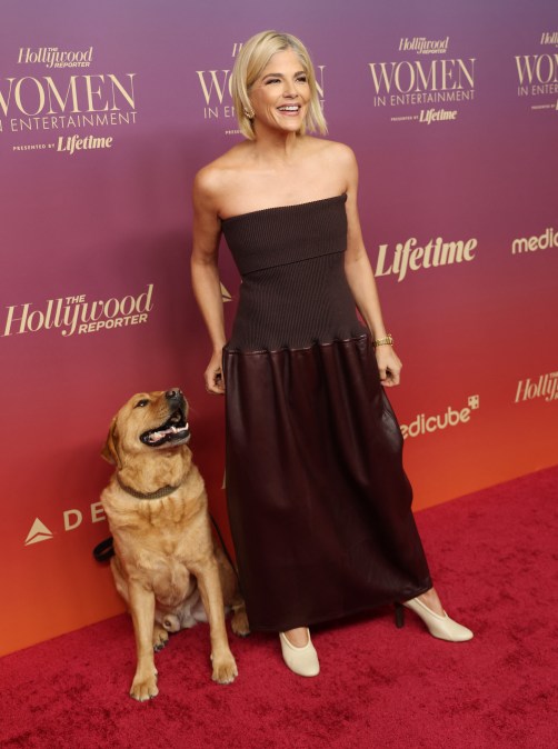 Selma Blair and service dog, Scout