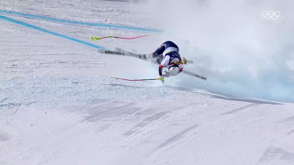 Lindsey Vonn's accident.