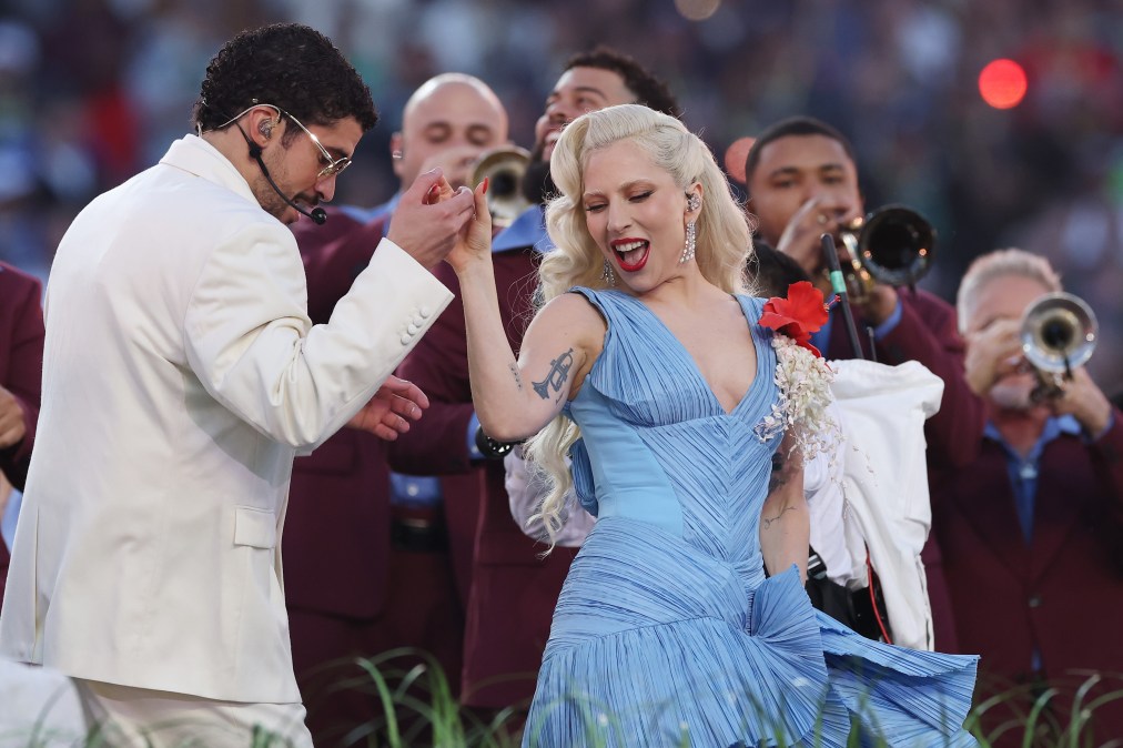 bad bunny, lady gaga