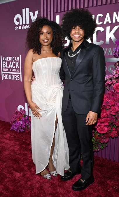 Jennifer Hudson and son David Daniel Otunga Jr.