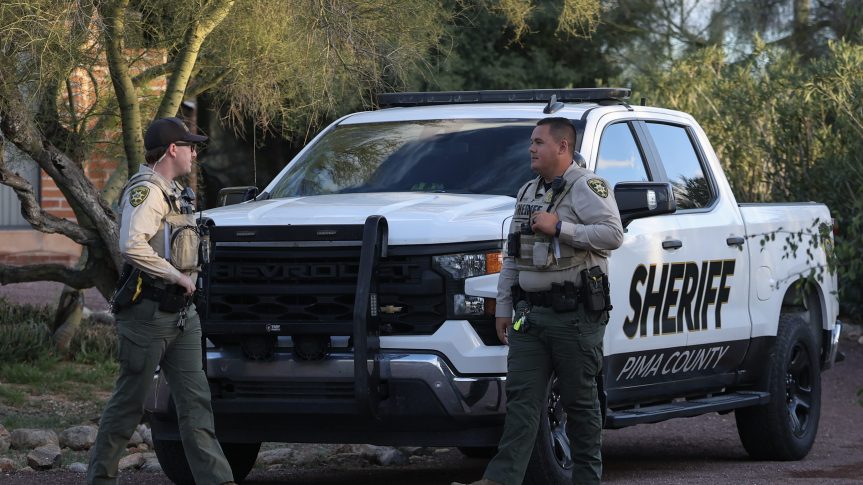 Police at Nancy Guthrie's house.