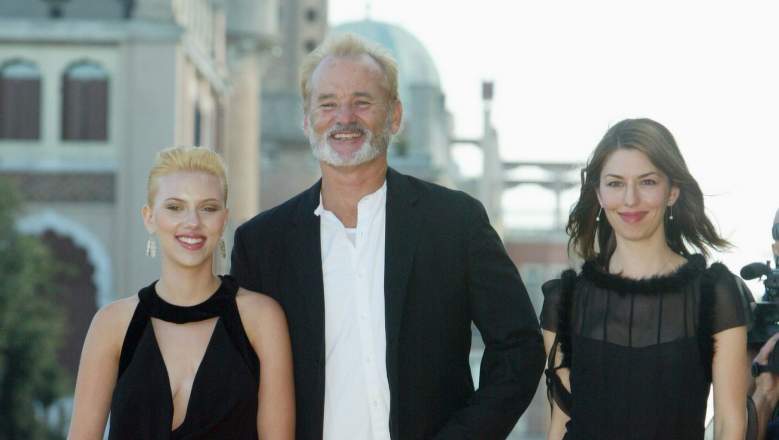 Scarlett Johansson, Bill Murray, and Sofia Coppola in 2003.