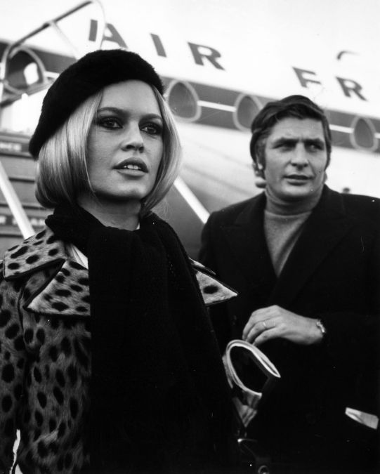 Brigitte Bardot and Gunther Sachs