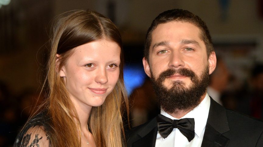 Mia Goth and Shia LeBeouf