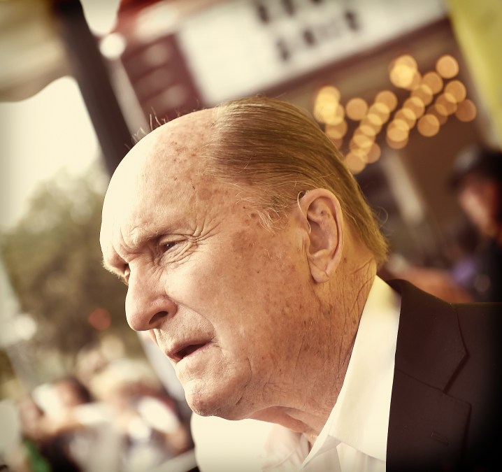Actor/director Robert Duvall arrives at the premiere of "Wild Horses"