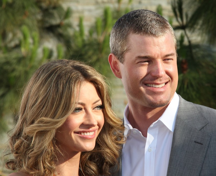 Rebecca Gayheart and Eric Dane pose for photos