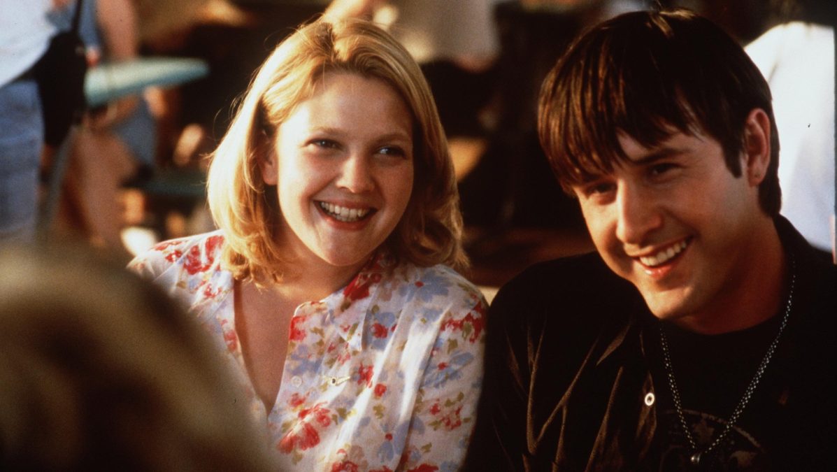 Drew Barrymore and David Arquette